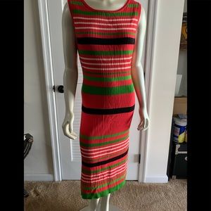 New York and Company Rib Knit stripe dress
